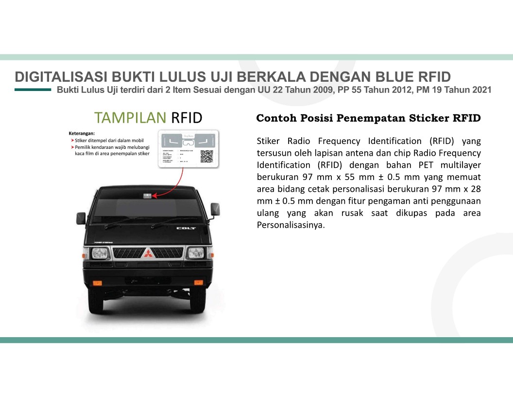Peletakan RFID